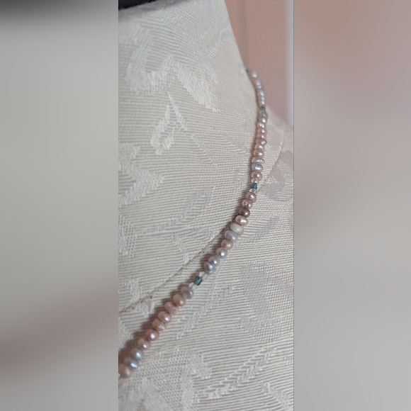 NWOT Vintage Rose Fresh Water Pearl Necklace - Picture 11 of 14